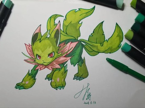 洛克王国洛克怎么画[图2]